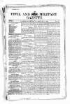 Civil & Military Gazette (Lahore) Saturday 09 January 1886 Page 1