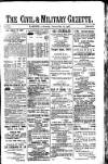 Civil & Military Gazette (Lahore) Sunday 15 November 1908 Page 1