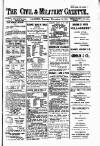 Civil & Military Gazette (Lahore) Tuesday 25 November 1919 Page 1