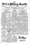 Civil & Military Gazette (Lahore) Saturday 15 January 1927 Page 1