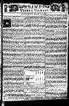 Chester Courant Tuesday 12 September 1758 Page 1