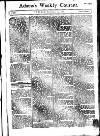 Chester Courant Tuesday 30 September 1766 Page 1