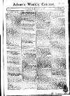 Chester Courant Tuesday 23 December 1766 Page 1