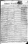 Chester Courant Tuesday 16 May 1769 Page 1