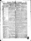 Chester Courant Tuesday 21 January 1783 Page 1