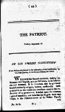 Patriot 1792 Tuesday 18 September 1792 Page 1