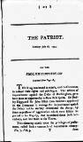 Patriot 1792 Tuesday 16 July 1793 Page 1