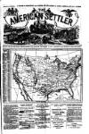 American Settler Saturday 19 November 1881 Page 1