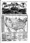American Settler Saturday 26 November 1881 Page 1