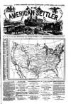American Settler Saturday 18 November 1882 Page 1