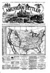American Settler Saturday 22 November 1884 Page 1