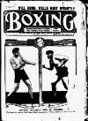 Boxing Saturday 11 January 1913 Page 1