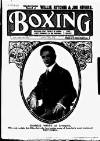 Boxing Saturday 12 July 1913 Page 1