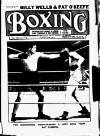Boxing Saturday 09 August 1913 Page 1
