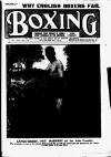 Boxing Saturday 06 September 1913 Page 1