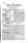 Indian Statesman Saturday 26 July 1884 Page 1