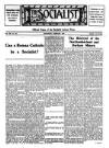Socialist (Edinburgh) Tuesday 01 February 1910 Page 1