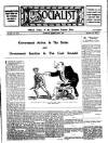 Socialist (Edinburgh) Thursday 01 April 1915 Page 1