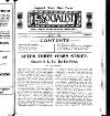 Socialist (Edinburgh) Sunday 01 July 1923 Page 1