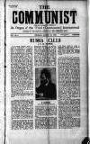 Communist (London) Thursday 12 August 1920 Page 1