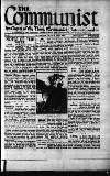 Communist (London) Saturday 26 March 1921 Page 1