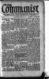 Communist (London) Saturday 09 July 1921 Page 1