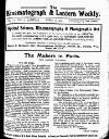 Kinematograph Weekly Thursday 22 April 1909 Page 1