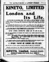 Kinematograph Weekly Thursday 13 October 1910 Page 20