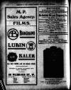 Kinematograph Weekly Thursday 09 November 1911 Page 100