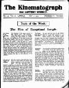 Kinematograph Weekly Thursday 02 December 1915 Page 1