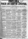 Chelsea & Pimlico Advertiser Saturday 14 July 1860 Page 1