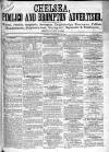 Chelsea & Pimlico Advertiser Saturday 01 September 1860 Page 1
