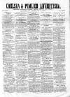 Chelsea & Pimlico Advertiser Saturday 03 January 1863 Page 1