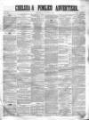 Chelsea & Pimlico Advertiser Saturday 05 August 1865 Page 1