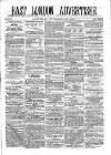 East London Advertiser Saturday 28 November 1863 Page 1