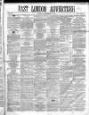 East London Advertiser Saturday 30 September 1865 Page 1