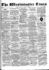 Westminster Times Saturday 09 May 1863 Page 1