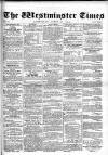 Westminster Times Saturday 23 April 1864 Page 1