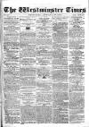 Westminster Times Saturday 28 January 1865 Page 1