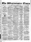 Westminster Times Saturday 08 July 1865 Page 1