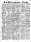 Westminster Times Saturday 26 August 1865 Page 1