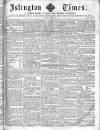 Islington Times Saturday 09 May 1857 Page 1