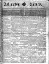 Islington Times Saturday 06 June 1857 Page 1