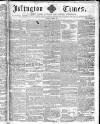 Islington Times Saturday 20 June 1857 Page 1