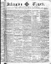 Islington Times Saturday 27 June 1857 Page 1
