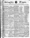 Islington Times Saturday 15 August 1857 Page 1