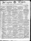 Islington Times Saturday 25 September 1858 Page 1