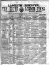 South London Times and Lambeth Observer Saturday 08 May 1858 Page 1