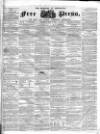 Borough of Greenwich Free Press Saturday 17 May 1856 Page 1