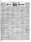 Borough of Greenwich Free Press Saturday 19 July 1856 Page 1